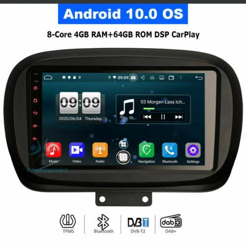 Autoradio e frontalini da auto con compatibile navigatore GPS con lettore MP3 per Fiat