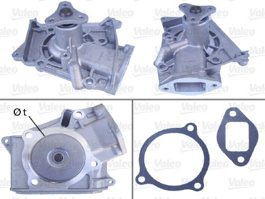Valeo 506399 Wasserpumpe, MotorküHlung FüR KIA Mazda-image
