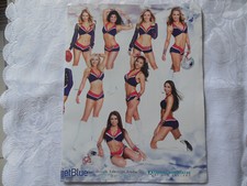 Piłka nożna USA 2017 Gillette Stadium, magazyn Cheerleanders. Carolina Panthers,