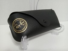 Authentic Ray-Ban Sunglasses Faux-Leather Case, Black. Very Good Condition 