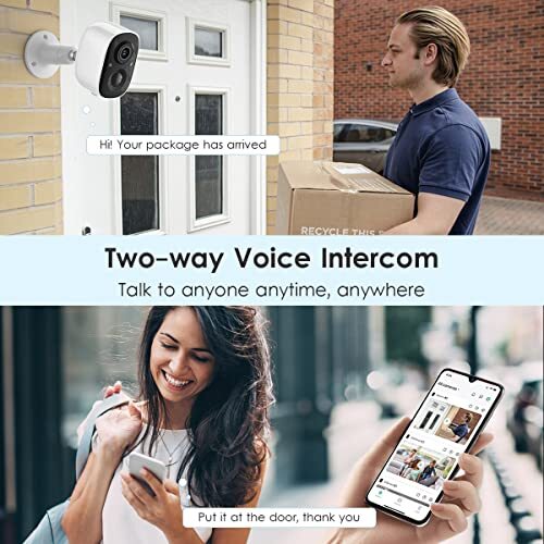 Security Cameras Wireless Outdoor, 1080P Color Night Vision AI Motion 2-pack - Afbeelding 5 van 7