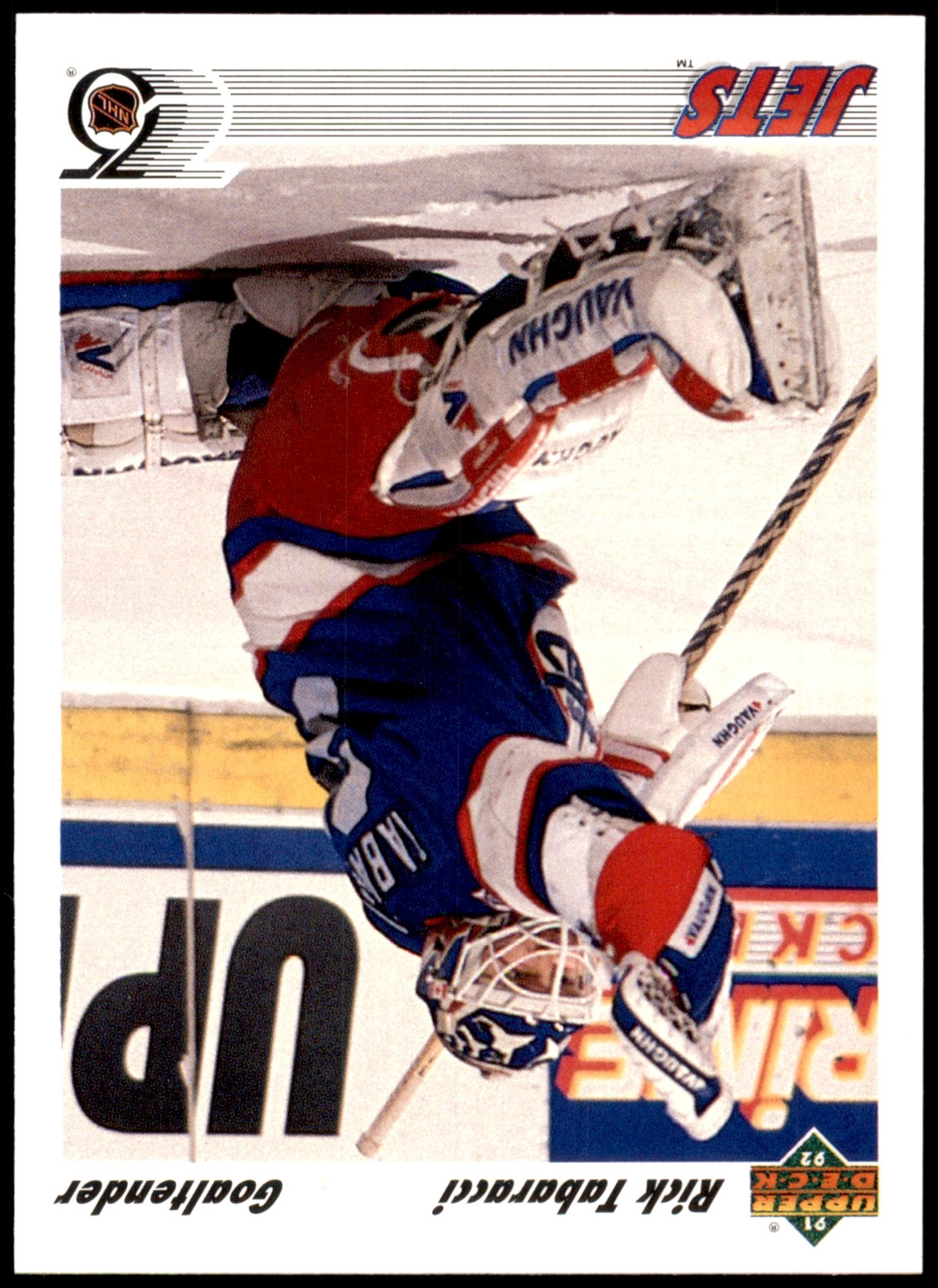 Rick Tabaracci #339b 1991-92 Upper Deck