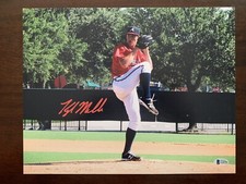 KYLE MULLER SIGNED AUTO 11X14 PHOTO ATLANTA BRAVES BECKETT COA