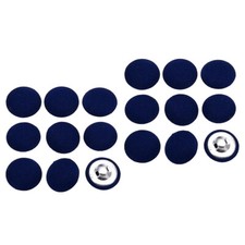 20x Bottoni ricoperti in tessuto di stoffa Bottoni decorativi Borsa Scarpe