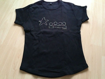 STARSAILOR T-Shirt Girlie-Shirt Damen Konzert Silence Is Easy-Tour 2003 Schwarz