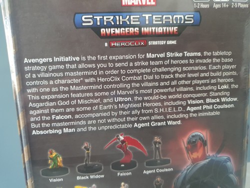 Marvel HeroClix Board Game Expansion Pack Strike Teams: Avengers Initiative - Picture 7 of 11