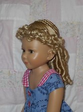 Bell DANIELLE Doll Wig 9/10 BLONDE Old Fashion Rolled Curls/Braided Design NWT