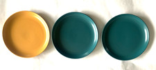 Habitat Plate 21cm Coupe Shape Mustard Yellow Ocre OR Dark Green Price PER PLATE
