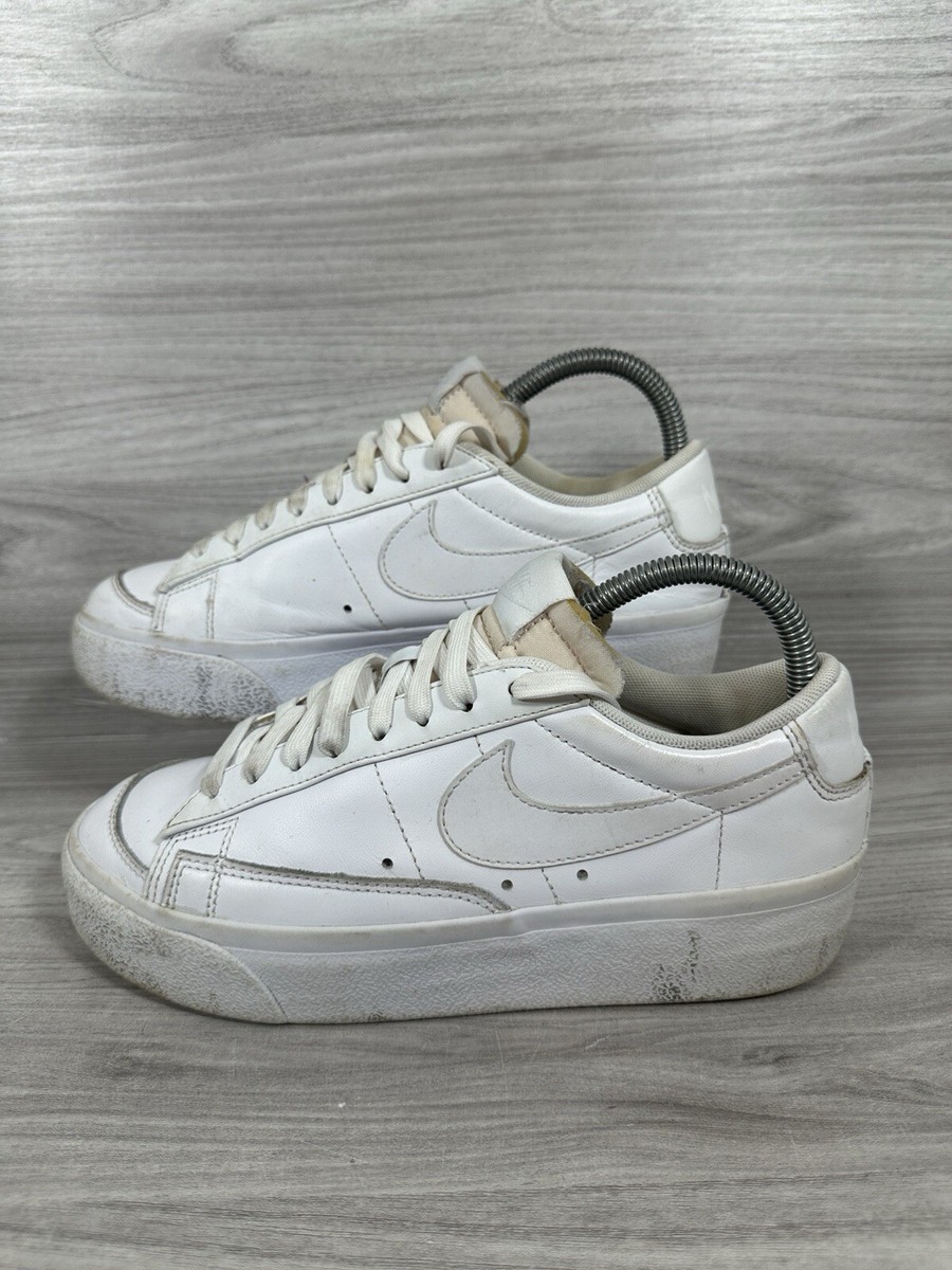 nike blazer white leather