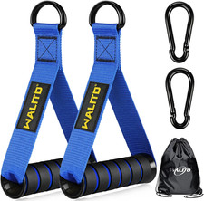 Exercise Handles, Replacement Cable Machine Attachments for Home Gym Equipment,