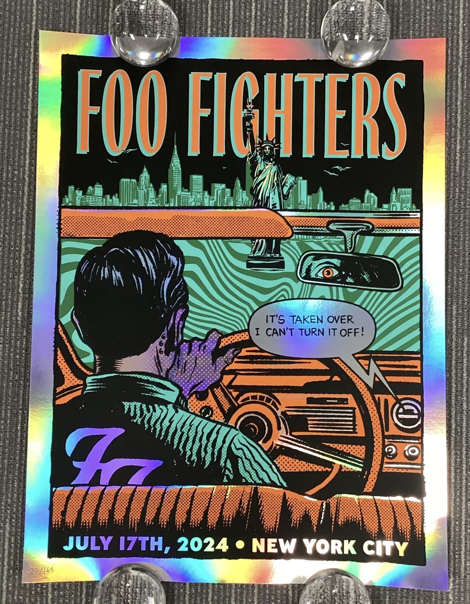 Coop シルクスクリーンポスター　FOO FIGHTERS Coop シルクスクリーンポスター FOO FIGHTERS Foo Fighters Show