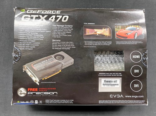 EVGA NVIDIA GeForce GTX 470, 1.25GB GDDR5, PCIe 2.0 16x - Picture 6 of 6