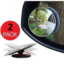 2X CAR VAN MOTORCYCLE ADJUST WIDE ANGLE BLIND SPOT MIRROR REAR SIDE VIEW TOWING