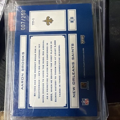 Aaron Brooks New Orlean Saints 2004 007/250