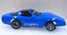 Tyco HO Scale 440 Corvette ZR-1 Slot Car Blue