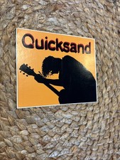 Adesivo Quicksand Music Band vintage decalcomania concerto anni 90 raro 4” tour paraurti finestra