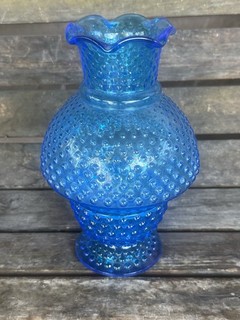 Vintage Colonial Blue Fairy Lamp