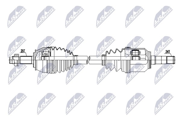 NTY Antriebswelle NPW-FT-101 FüR Fiat Qubo Idea Fiorino GroßRaumlimousine Alfa-image