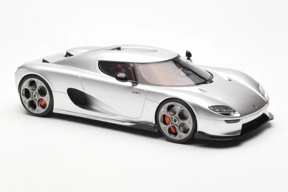 GT452 Koenigsegg CC850 Moon Silver GT Spirit 1/18 - Image 4 of 4