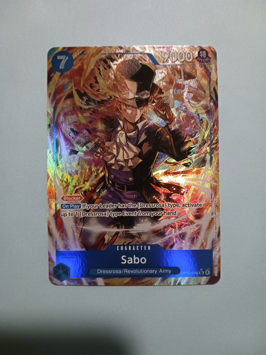 One Piece Card Game TCG Sabo OP15-046 Alt Art M/NM Condition | eBay