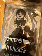 Monster High x Wednesday Rave'N Wednesday Addams 12in Collector Doll MPN HXJ03