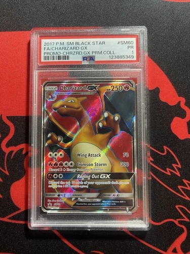 Pop 67 Pokémon TCG Charizard GX Black Star Promo SM60 PSA 1