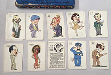 Game of Old Maid Vintage Whitman /Milton Bradley Merged Set 44 Cards 1930's