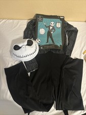 Jack Skellington Nightmare before Christmas Halloween Costume-Youth Large 10-12