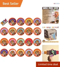 Flavored Coffee Pods Variety Pack 20 Count for Keurig K Cups Recyclable