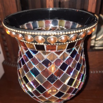 Partylite Glasaufsatz Belmondo Mosaik