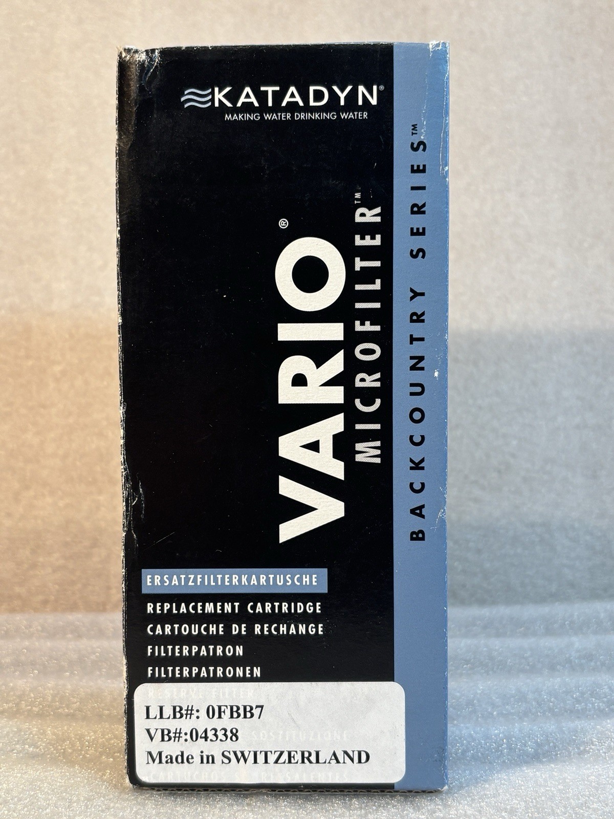 Katadyn Vario Water Filter Replacement Cartridge Microfilter
