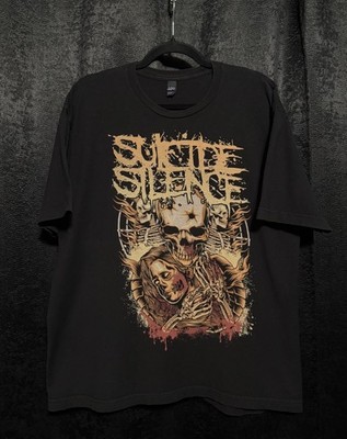 Vintage Suicide Silence  Cold Embrace  Black Tshirt XL
