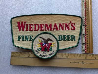 Wiedemann's Fine Beer Large Embroidered Patch 7.75'' x 5''