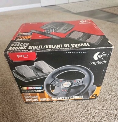 Logitech Nascar Pc Racing Wheel S Gas Pedal Untested