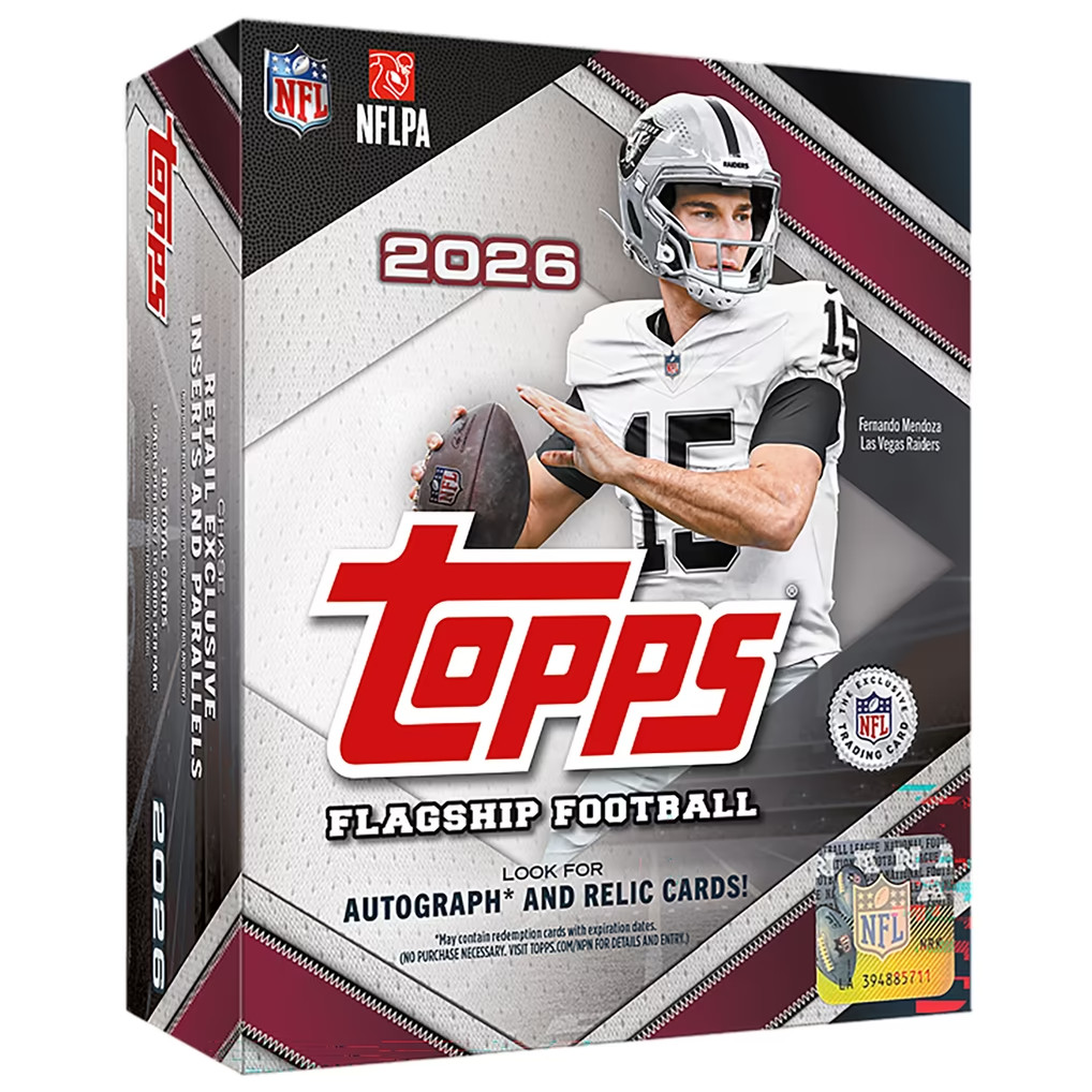 SALE- 2026 Topps Flagship Football Factory Sealed Mega Box