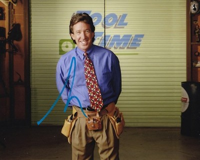 TIM ALLEN signed Autogramm 20x25cm HOME IMPROVEMENT in Person autograph COA