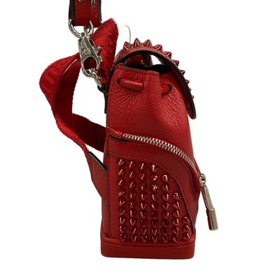 Christian Louboutin Mini Explorer Funk Shoulder Bag Red Leather