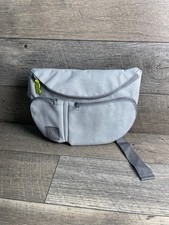 Go by Goldbug Diaper Bag Baby Gray Zip Inner Pockets Adjustable Strap Crossbody