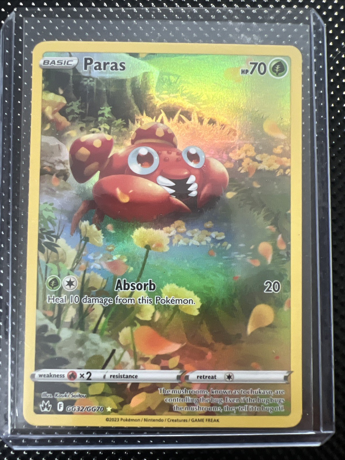 Pokemon TCG Paras GG32/GG70! NM Condition! See Description!
