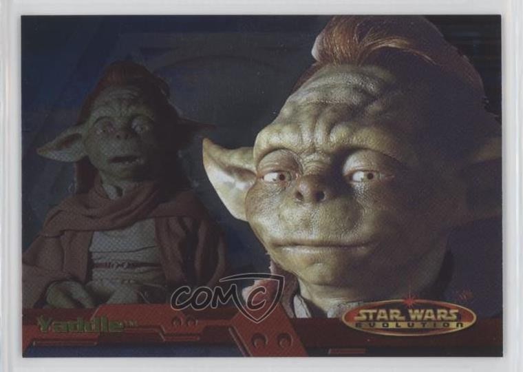 2001 Topps Star Wars: Evolution Yaddle #86 17vo