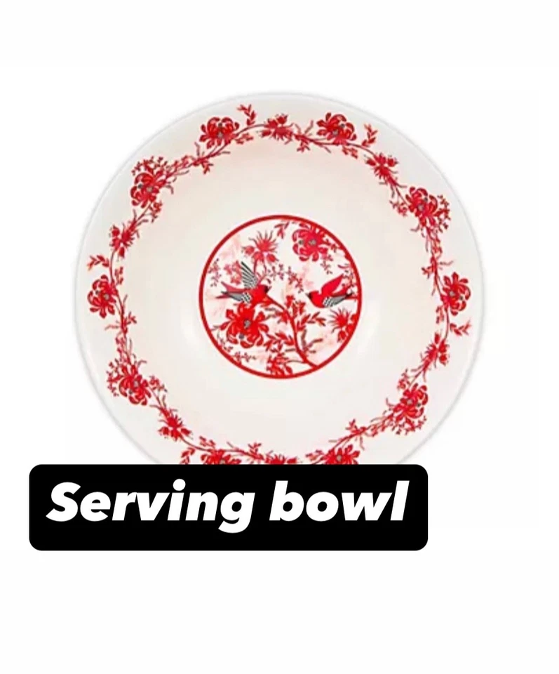 Mackenzie Childs Christmas executive serving bowl for Christmas dinner - Image 3 of 4