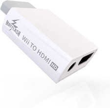 Wii to HDMI Converter 1080P for Full HD Device, Wii HDMI Adapter with 3,5Mm Audi