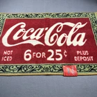 RARE VTG-Style Coca Cola Branded Bath Rug 35.5 x 22 Inches