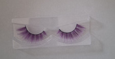 WISPY LONG EYELASHES FOR BJD DOLLS IN PURPLE Width 35mm