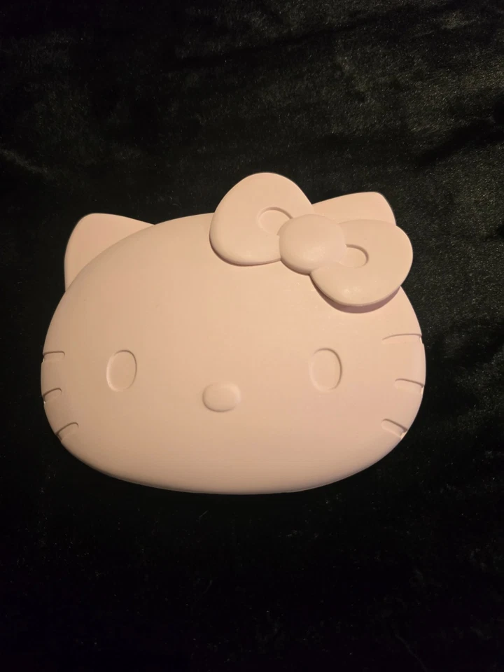 IMPRESIONES Hello Kitty Kawaii Espejo Compacto LED ROSA MATE Grande ¡NUEVO! Foto 4 de 4