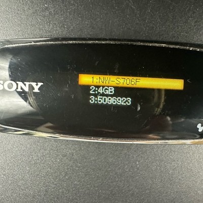 Sony NW-S706F Walkman Portable Audio Player 4GB Black Tested