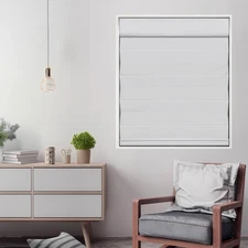 DEZ FURNISHINGS Cordless Blackout Roman Cellular Shade, 20" W x 72" H, Light ...