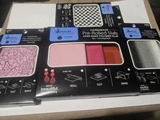 Pre Rolled Polymer Clay Slabs - 4 Packages - New!