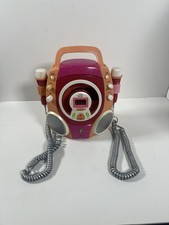 Barbie Stereo CD Karaoke Machine with Sing Along Microphone 2006  parts only 