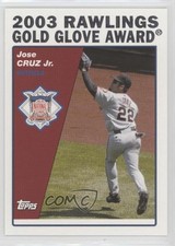 2004 Topps Rawlings Gold Glove Award Jose Cruz Jr #712 0xr2